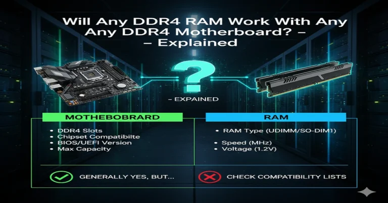 Will Any DDR4 Ram Work With Any DDR4 Motherboard? – Explained